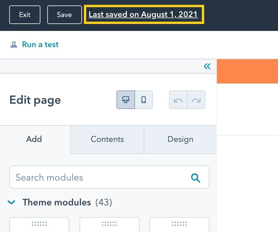 How to use HubSpot version history